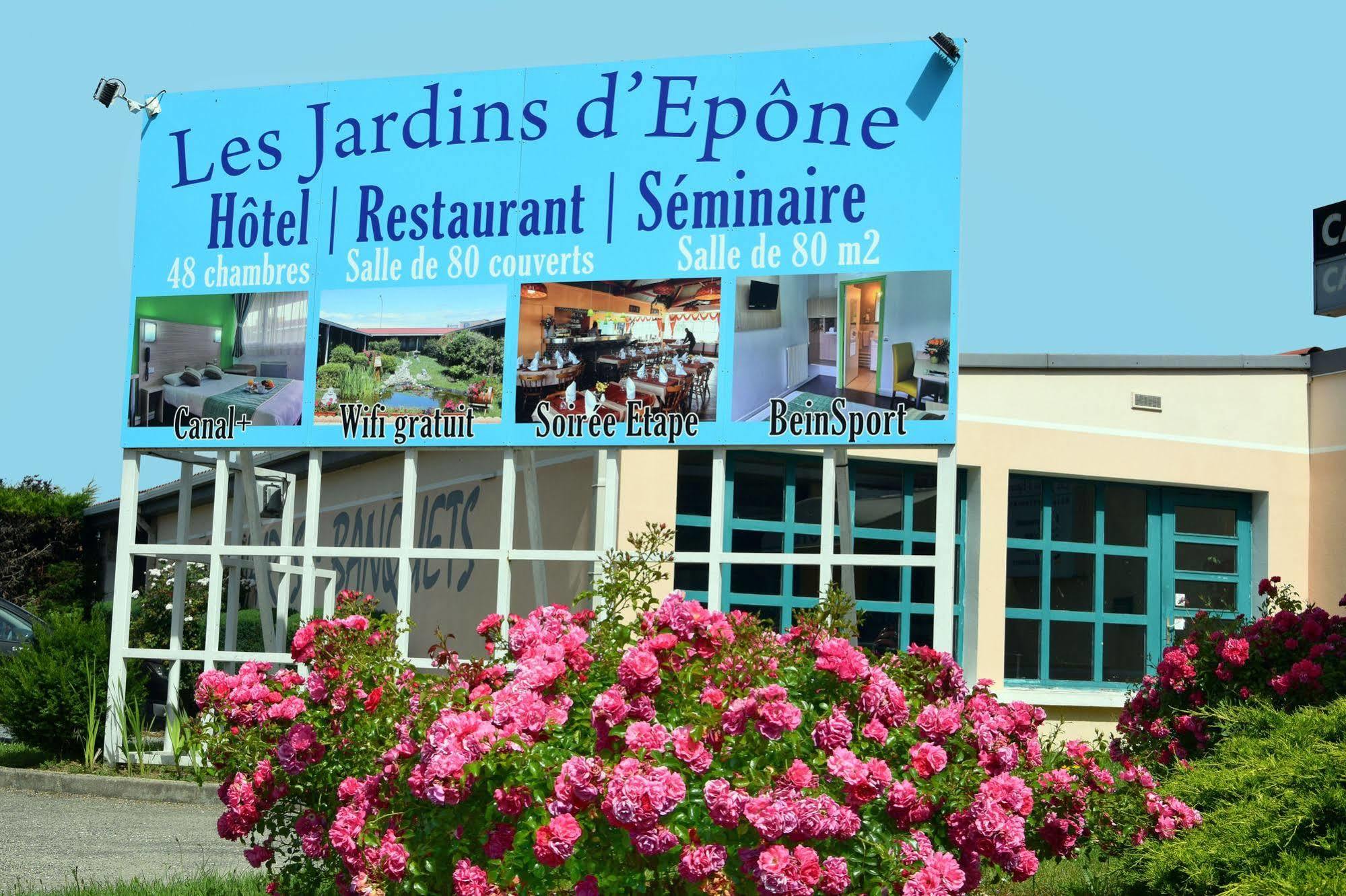 Hotel Restaurant Les Jardins D'Epone ภายนอก รูปภาพ